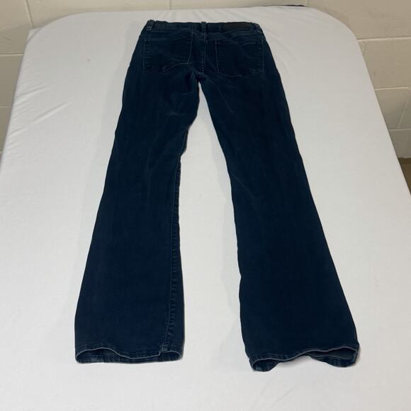 Calvin Klein Modern Boot Cut Jeans Size W27 L22 Dark Wash Stretch Slimming - Picture 2 of 14